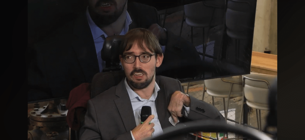 Leon Fuchs, Geschäftsführer der Beratung Barrierefrei Fuchs als Speaker beim Zukunftsforum Perspektive Gastgewerbe 2025